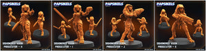 3D Printed Papsikels Democracy Troopers SciFi Dishonored Vixen Prosecutor Set 28mm 32mm