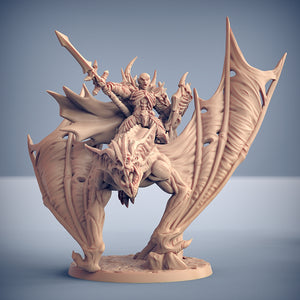 3D Printed Artisan Guild Drakenmir on Bloodhunter Dire Bat Soulless Vampires Set 28mm 32mm