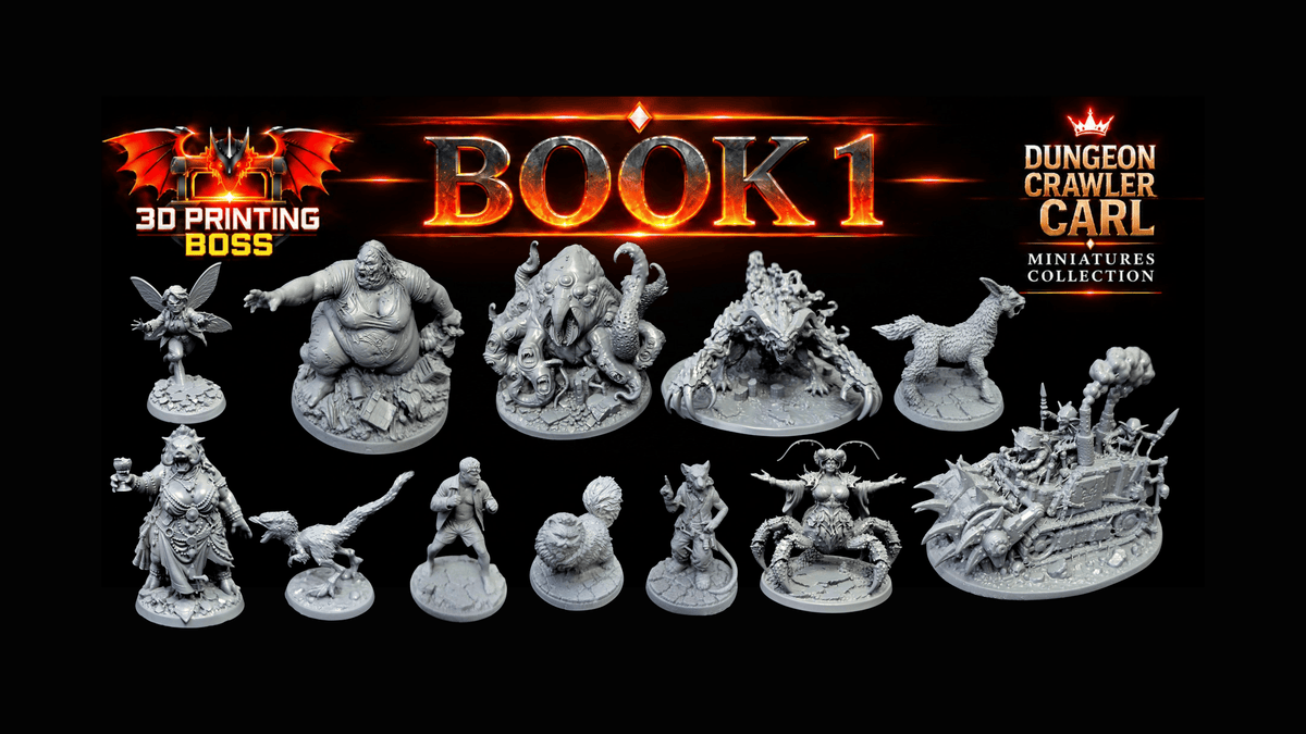 Dungeon Crawler Carl Miniatures Collection Banner Book 1