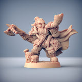 3D Printed Artisan Guild Dwarf Flokir the Skald Dwarven Defenders Set 28mm 32mm
