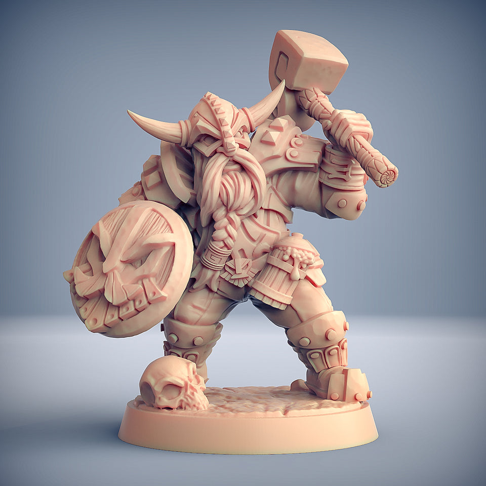 3D Printed Artisan Guild Dwarven Defenders Set (Modular) Dwarven Defenders Set 28mm 32mm