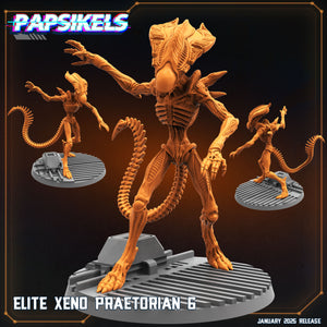 3D Printed Papsikels Elite Xeno Praetorians Set January 2025 - Scifi 28mm 32mm