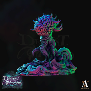 3DPrinted Archvillain Games Descent into Madness - Elder Brain 28mm 32mm D&D