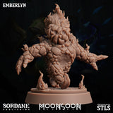 3D Printed Sordane Publishing Emberlyn Moonsoon 28 32mm D&D