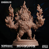 3D Printed Sordane Publishing Emberlyn Moonsoon 28 32mm D&D