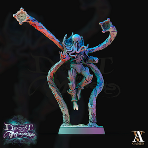 3D Printed Archvillain Games Descent into Madness Encephalid Shocktroopers 28 32mm D&D