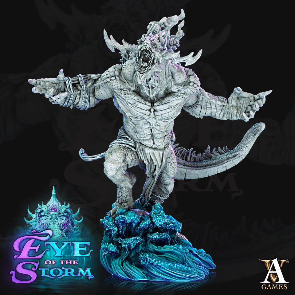 3D Printed Archvillain Games Eye of the Storm - Storm Trolls 28mm 32mm D&D