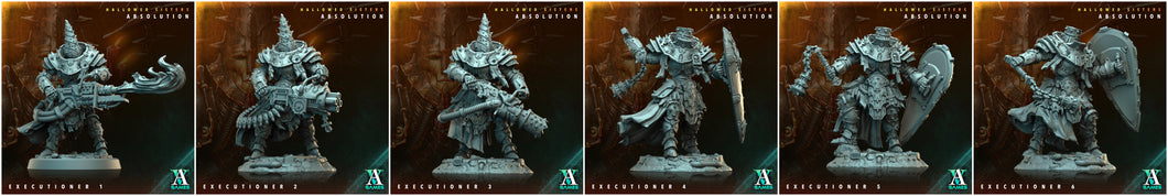 3D Printed Archvillain Games Hallowed Sisters Absolution - Executioner 28mm 32mm D&D