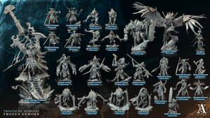 3D Printed Archvillain Games Ironshell Ymirling Frostburn Horrors Frozen Echoes 28 32mm D&D