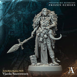 3D Printed Archvillain Games Vjarda Snowsworn Archvillain Society Vol XLII 28 32mm D&D