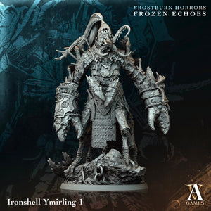 3D Printed Archvillain Games Ironshell Ymirling Frostburn Horrors Frozen Echoes 28 32mm D&D