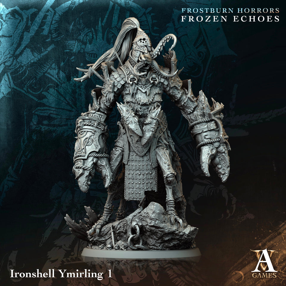 3D Printed Archvillain Games Ironshell Ymirling Frostburn Horrors Frozen Echoes 28 32mm D&D