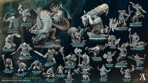 3D Printed Archvillain Games Frostburn Horrors Rimewind Secrets - Fenwir Snowsnout 28mm 32mm D&D