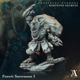 3D Printed Archvillain Games Frostburn Horrors Rimewind Secrets - Fenwir Snowsnout 28mm 32mm D&D