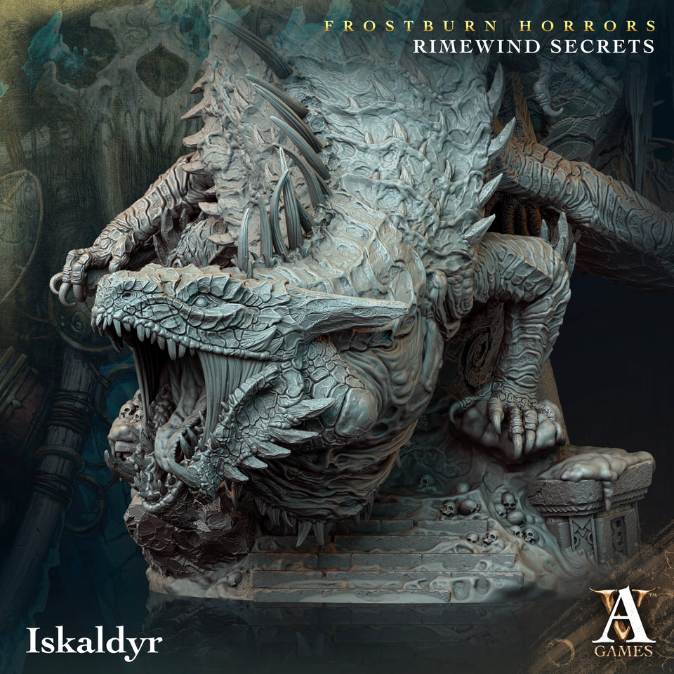 3D Printed Archvillain Games Frostburn Horrors Rimewind Secrets - Iskaldyr 28mm 32mm D&D