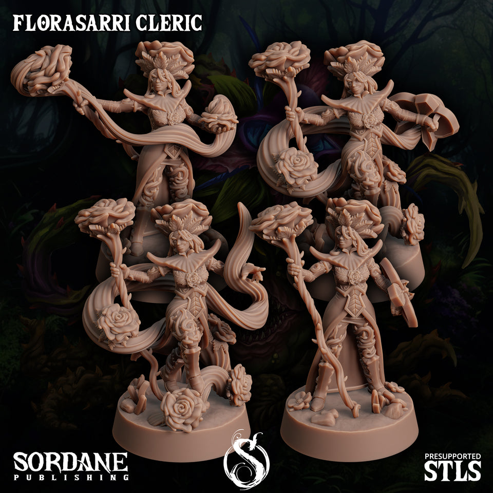 3D Printed Sordane Publishing Florasarri Cleric Cupid's Embrace Set 28 32mm D&D