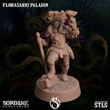 3D Printed Sordane Publishing Florasarri Paladin Cupid's Embrace Set 28 32mm D&D
