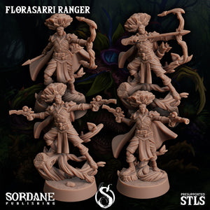 3D Printed Sordane Publishing Florasarri Ranger Cupid's Embrace Set 28 32mm D&D