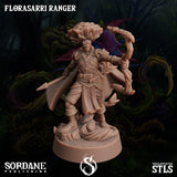 3D Printed Sordane Publishing Florasarri Ranger Cupid's Embrace Set 28 32mm D&D