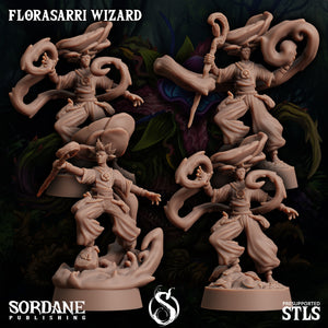 3D Printed Sordane Publishing Florasarri Wizard Cupid's Embrace Set 28 32mm D&D