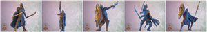 3D Printed Archvillain Games The Sun Elves of Sol Sylvaine Elven Footmen 28 32mm D&D