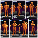 3D Printed Papsikels Capsule Gang Biker Members Dec. 2024 Cyberpunk 28mm 32mm