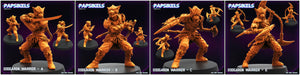 3D Printed Papsikels Odogaron Warrior Set May 2024 Cyberpunk 28mm 32mm
