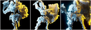 3D Printed Nafarrate Skeleton Defender Skeletons Army 28mm 32mm D&D