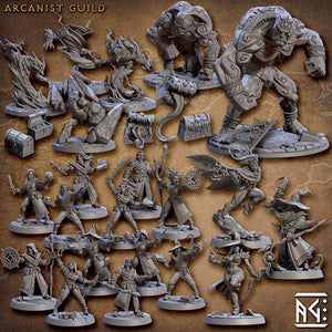 3D Printed Artisan Guild Arcanist Guild Weapons Rack Arcanists Guild 28mm 32mm
