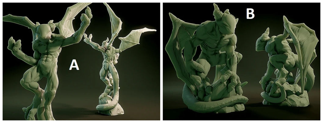 3D Printed Nafarrate Nightgaunt Lovecraftian Bestiary 28 32 mm D&D