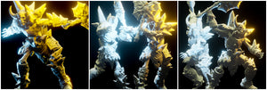 3D Printed Nafarrate Armored Skeletons Axe Skeleton 28mm 32mm D&D