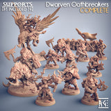 3D Printed Artisan Guild Dwarven Oathbreaker Weapons Rack Dwarven Oathbreakers 28mm 32mm