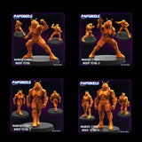3D Printed Papsikels Masked Cyber Rider Tetsu Set JUNE 2024 TRIBES - CYBERPUNK 28mm 32mm