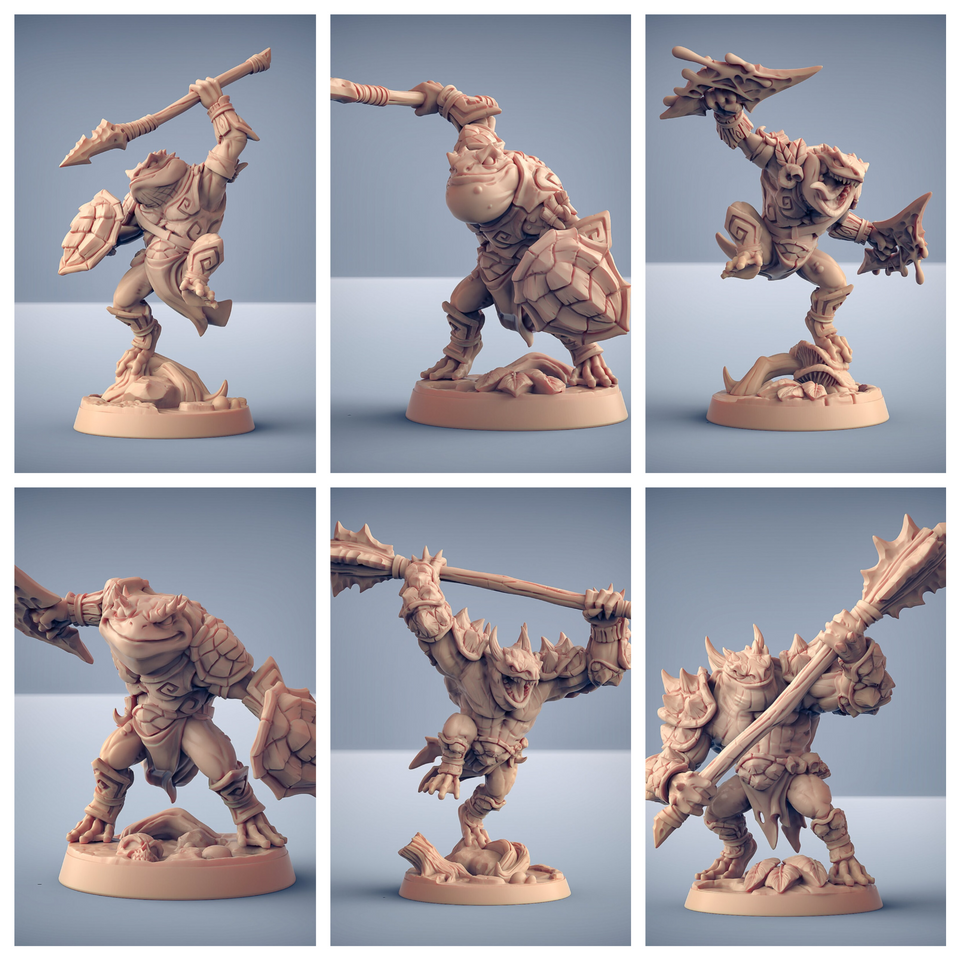 3D Printed Artisan Guild Modulars Gurunda Swamp Gurunda 28mm 32mm