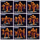3D Printed Papsikels Trauma Troupe Assault Team Dec. 2024 Cyberpunk 28mm 32mm