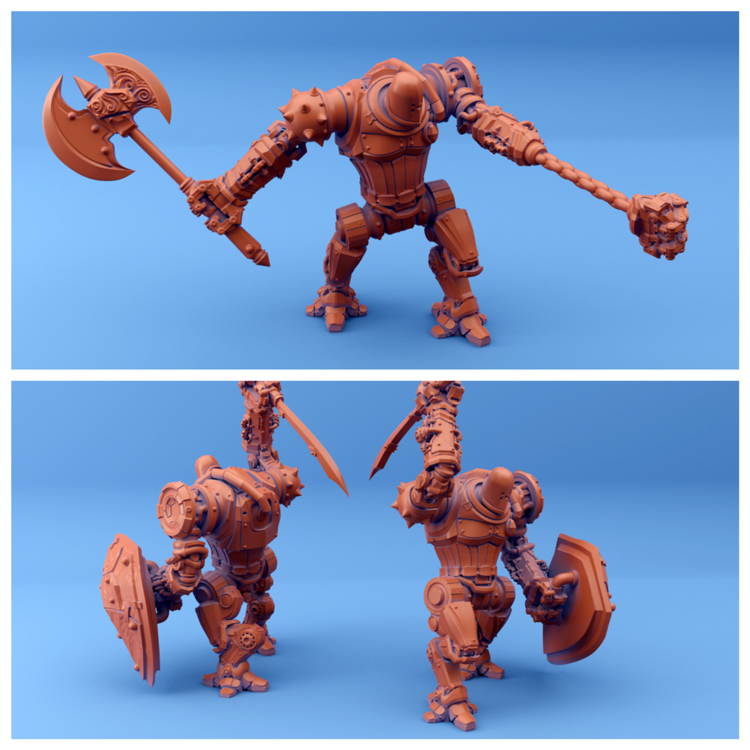 3D Printed Sordane Publishing Arcane Minis Shard Guardians Combat Set Shard Guardian Set 28 32mm D&D