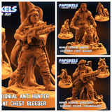 3D Printed Papsikels Human Colonial Hunter Set Skull Hunters 2 The Exterminators 28mm 32mm