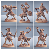 3D Printed Artisan Guild Nagarot Thralls Maneaters Nagarots 28mm 32mm
