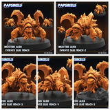 3D Printed Papsikels Insectoid Alien Evolved Slug Roach Set May 2025 Alien vs. Humans Reconnaissance 28mm 32mm