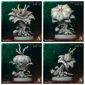 3D Printed Archvillain Games Sporebloom Tome of Demons Vol IV 28 32mm D&D
