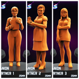 3D Printed Papsikels Digital Companion Domestic Partner Set October 2024 Cyberpunk 28mm 32mm