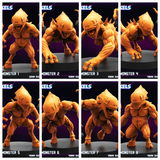 3D Printed Papsikels Training Monster Nov 2024 Cyberpunk 28mm 32mm