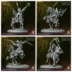 3D Printed Archvillain Games Miranil Gladehunter Gladeborn - Trials of Kernunos 28 32mm D&D