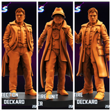 3D Printed Papsikels August 2024 Cyberpunk Replicant Retire Unit Set 28mm 32mm