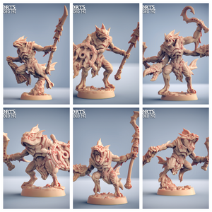 3D Printed Artisan Guild Death-Tide Jurakins Set Death-Tide Jurakin 28mm 32mm