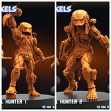 3D Printed Papsikels August 2024 Scifi City Skull Hunter Set28mm 32mm