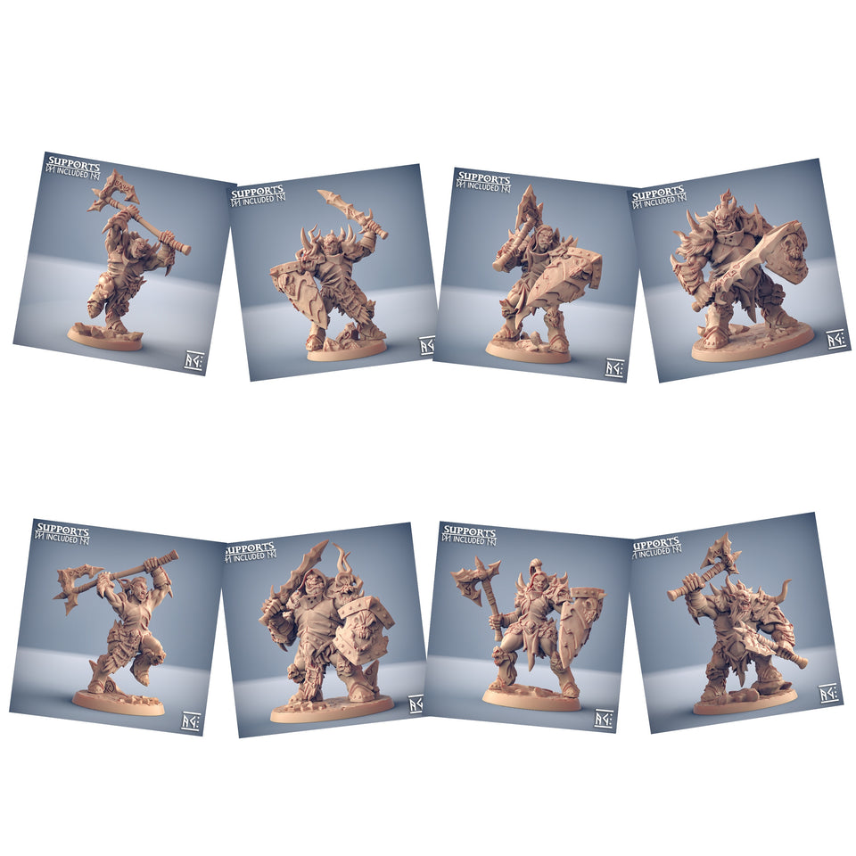 3D Printed Artisan Guild Modular Frostmetal Clan Frostmetal Clan 28mm 32mm