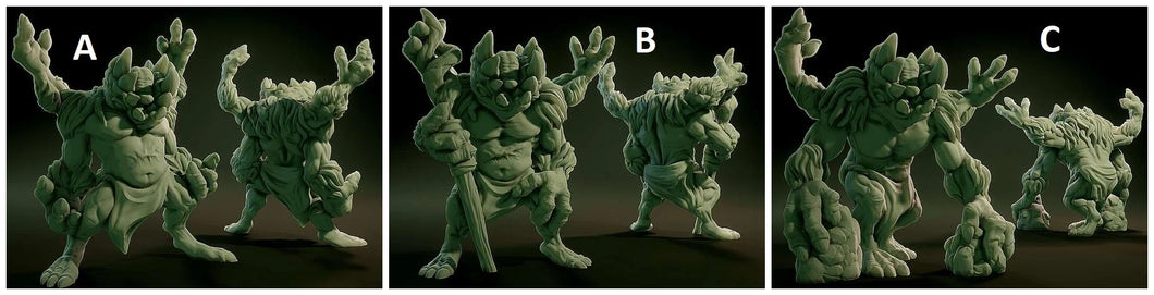 3D Printed Nafarrate Gug Lovecraftian Bestiary 28 32 mm D&D