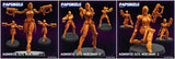 3D Printed Papsikels Augmented Elite Mercenary Set May 2024 Cyberpunk 28mm 32mm