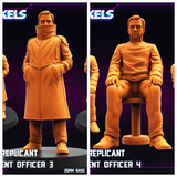 3D Printed Papsikels Nexus 9 Replicant Retirement Officer Nov 2024 Cyberpunk 28mm 32mm